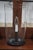 1970s 1970s 2 Shaker Early American Style Cherry Peg Rail Hurricane Wall Sconce Lights 34" For Sale - Image 5 of 12