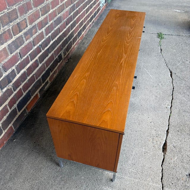 Brown Knoll International Teak Credenza by Florence Knoll For Sale - Image 8 of 12