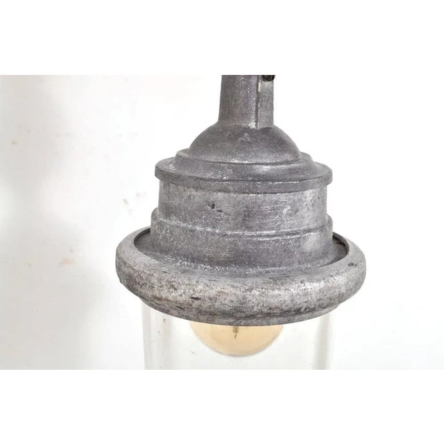 Vintage Industrial Ceiling Light, 1950s For Sale - Image 6 of 10