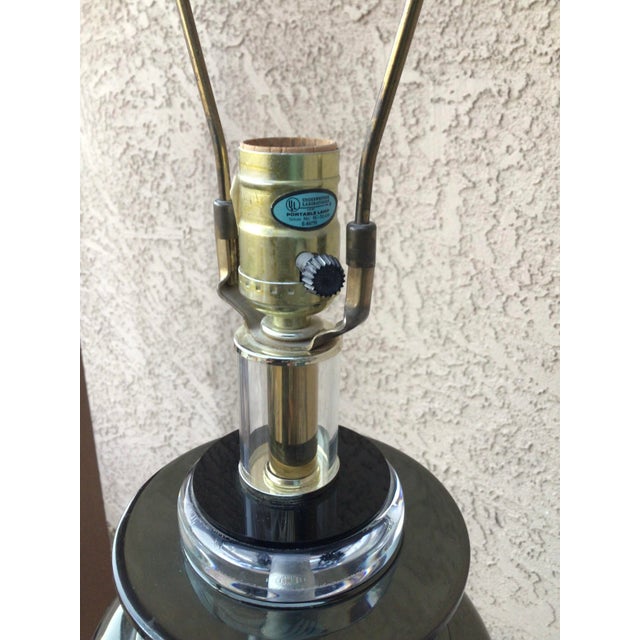Black Vintage Bauer Art Deco Lamp For Sale - Image 8 of 12