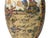 Vintage Style Beige Blue Hunting Scene Graphic Porcelain Art Jar For Sale - Image 11 of 13