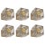 Petite Crystal Glass Brass Wall Sconces by Peill & Putzler, Germany For Sale - Image 9 of 9