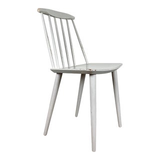 Folke Palsson J77 Dining Chair in Gray by Fdb Møbler - 1969 For Sale