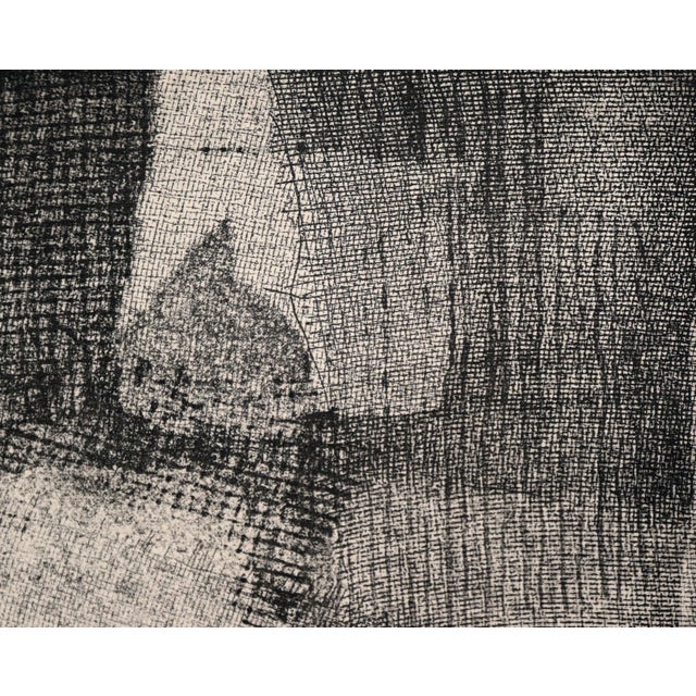 "Night Moves" - Abstract Etching in Ink on Paper (Artist's Proof) by Doris Warner For Sale - Image 4 of 9