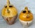 Mid 19th Century French 19th Century Antique Glazed Yellow Confit, Cruche Pot, Gargolette With Top Handle and Spout- A Pair For Sale - Image 5 of 12