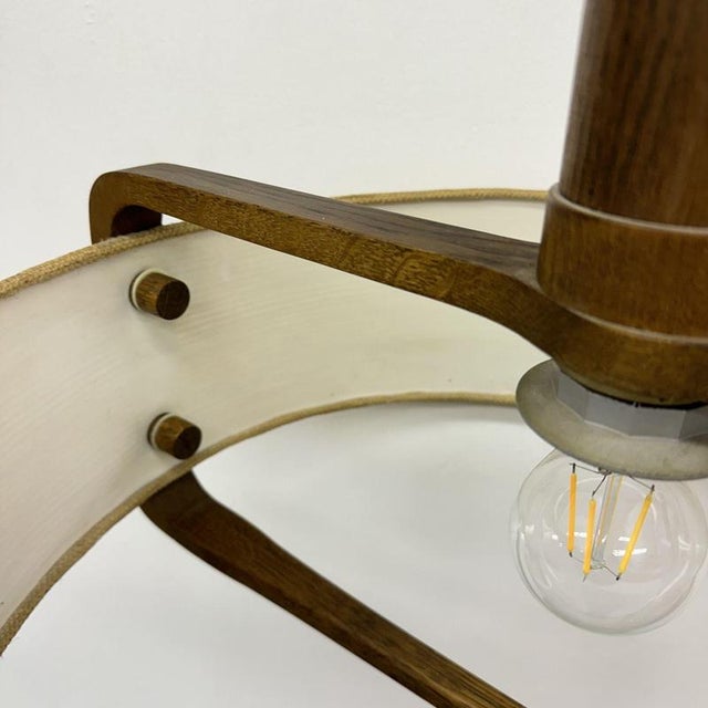 Teak Hanging Lamp from Temde Leuchten, 1970s For Sale - Image 11 of 18