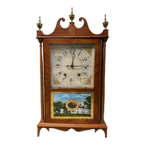 Seth Thomas Pillar & Scroll Shelf Clock, 19th Century