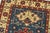 Kazak Rug 3’11” X 5’11” Blue Wool Tribal Hand-Knotted Oriental Carpet For Sale In Philadelphia - Image 6 of 12