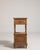 Oak Side Table with Marble Top, Antique, France, Early 20th Century For Sale - Image 4 of 14