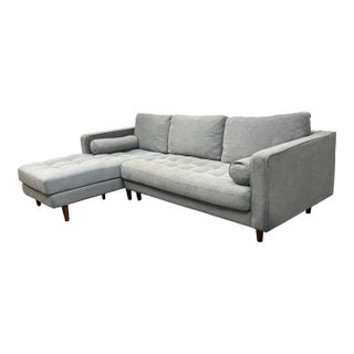 Hd Buttercup Stoneslate Sectional For Sale