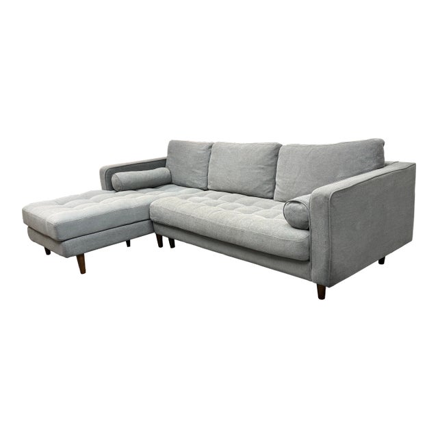 Hd Buttercup Stoneslate Sectional For Sale
