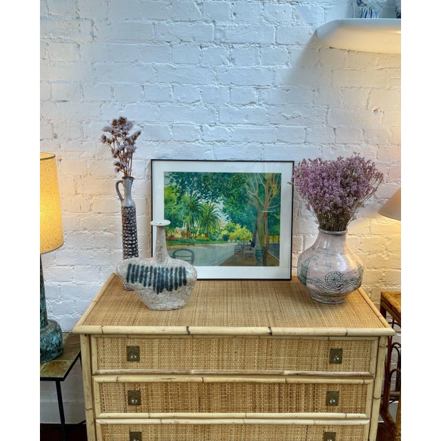 A View of the Park in Menton by Tony Minartz, 1930s For Sale - Image 3 of 18