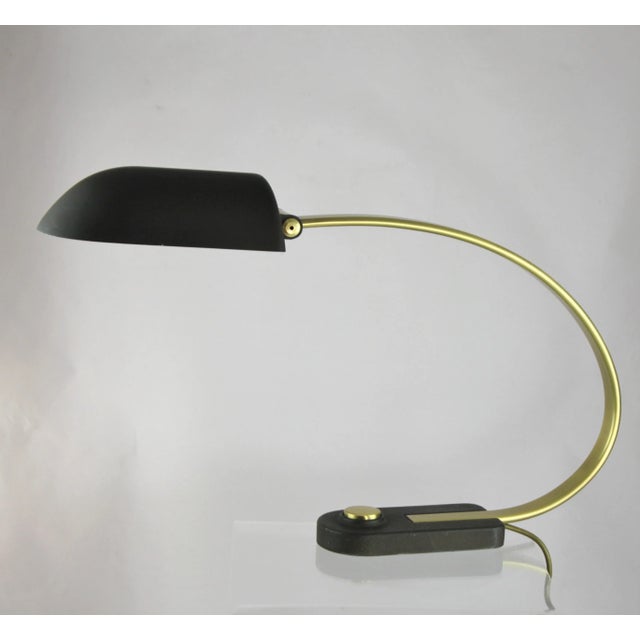 Brown Space Age Model 7620 Table Lamp from Hillebrand Lighting, 1970s For Sale - Image 8 of 8