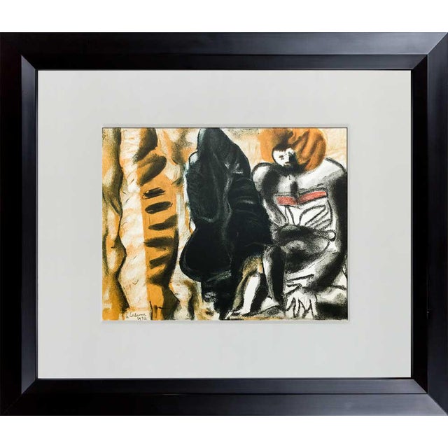 1930s Modern Le Corbusier Lithograph Original Limited Edition 1937 Sign +W/Frame For Sale - Image 5 of 8