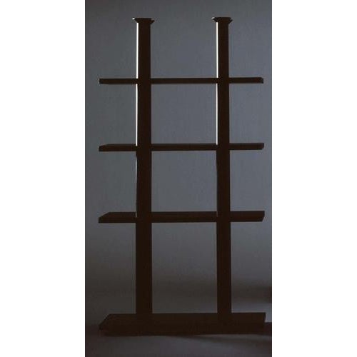 Peristylo black wood three shelves by oscar tusquets for bd barcelona inspired by his 1994 design columnata, a name that...
