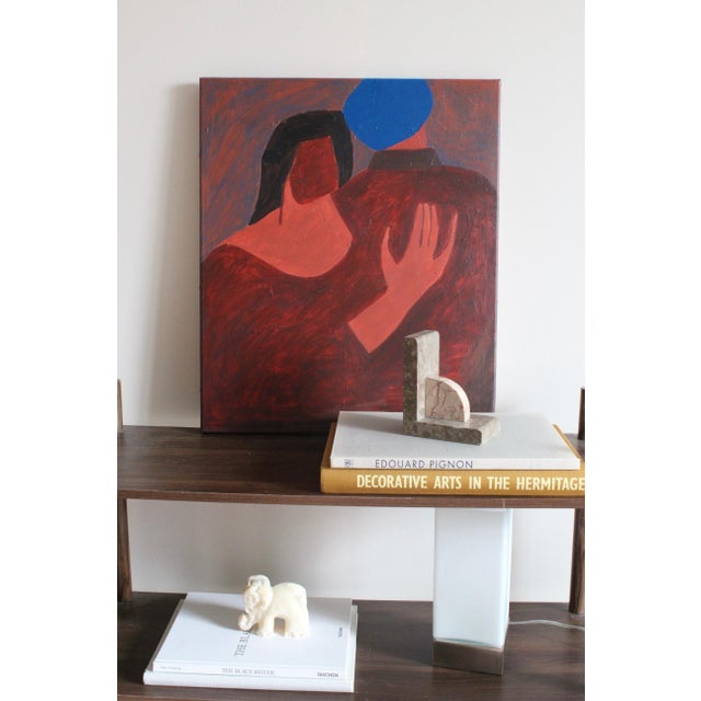 Early 21st Century Bodasca, Peinture Figurative Couple Near You, 2026, Acrylic Painting on Canvas For Sale - Image 5 of 9