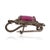 Metal 8 Carat Ruby & Diamond Pavé Turtle Animal Brooch Cum Pendant in 925 Sterling Silver For Sale - Image 7 of 15