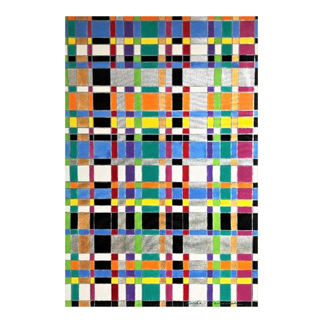 Looking for Clues Abstract Acrylic Painting For Sale