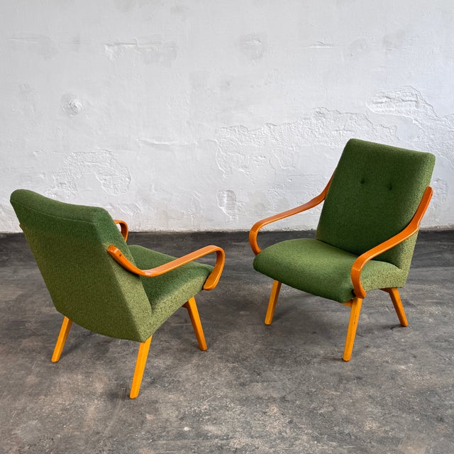 Lounge Chairs by Jaroslav Smidek for Jitona, 1960s, Set of 2 For Sale - Image 6 of 10
