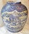 1950s 1950s Turkish Glazed Terracotta Blue and White Urn For Sale - Image 5 of 6