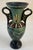 Neoclassical Vintage Neoclassical Black Greek Amphora Vase For Sale - Image 3 of 9