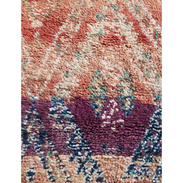 1980s 1980's Moroccan Wool Rug - 11.4 X 6.8 Ft For Sale - Image 5 of 6