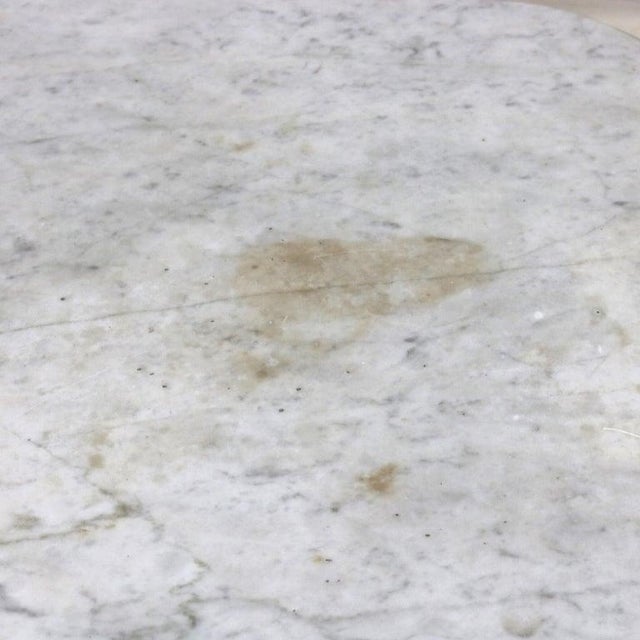 White Antique Berkey and Gay School Victorian Carved Mahogany & Rosewood Table C1880 For Sale - Image 8 of 13