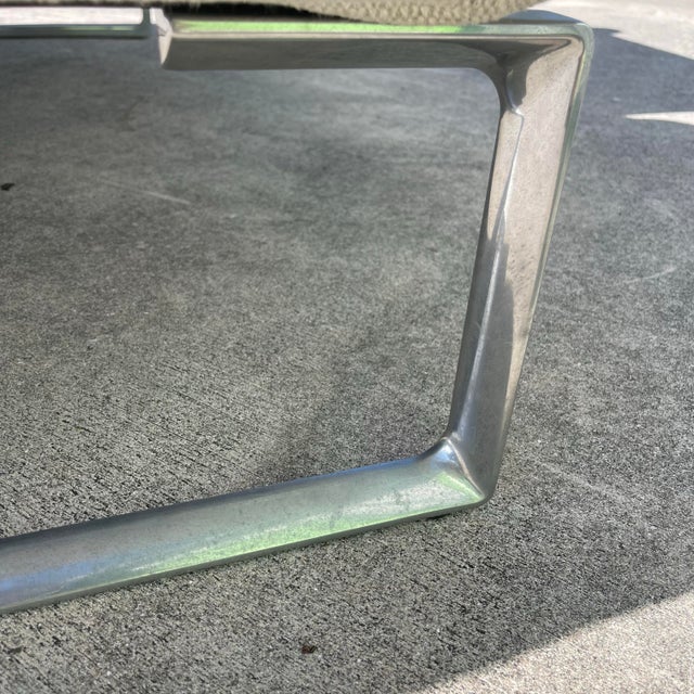 Metal Piero Lissoni for Cassina 8 Chaise Lounge Chair Sofa Aluminum Base For Sale - Image 7 of 12