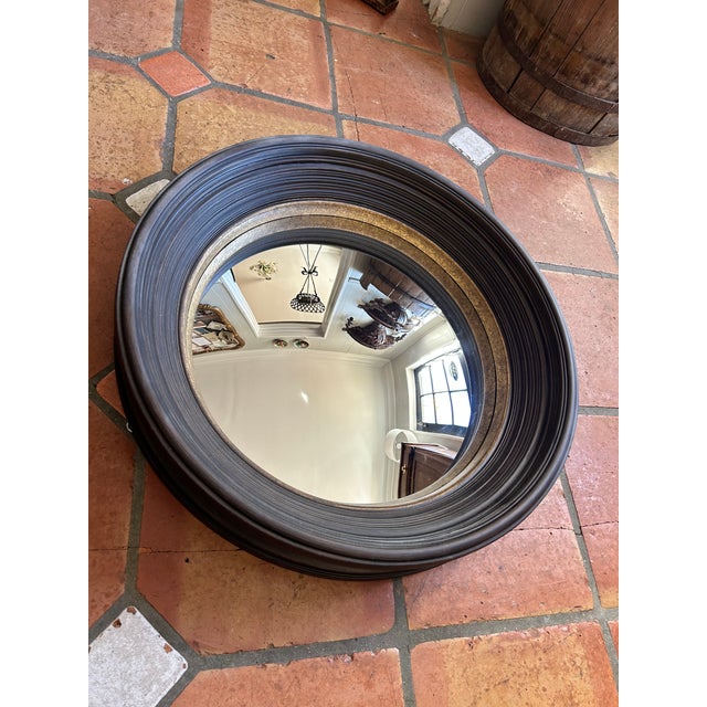 Vintage Style Convex Mirror For Sale - Image 10 of 10