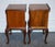 Antique Art Deco Queen Anne Bedside Tables, 1920s, Set of 2 For Sale - Image 13 of 18