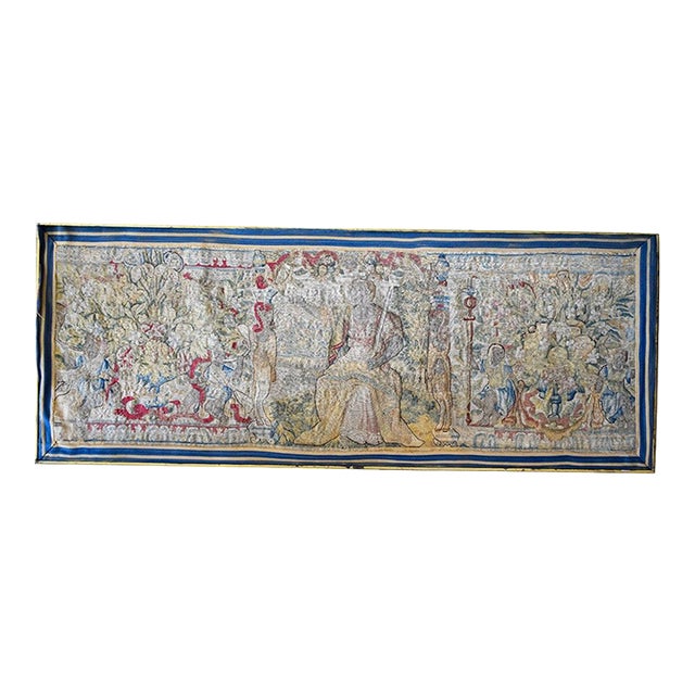 Early 1600's Flemish Tapestry From Bruges For Sale
