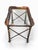 2000 - 2009 2000s Attributed to Maitland-Smith Leather, Iron & Glass Nailhead Coffee Table For Sale - Image 5 of 11