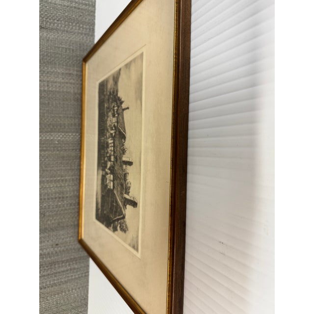 Early 20th Century Cecil Forbes for Dickens' Old Curiosity Shop Anne Hathaway's Cottage Etching, Signed For Sale - Image 5 of 13