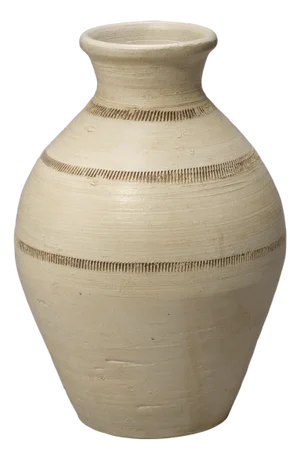 Jamie Young Conservatory Ceramic Vase, Cream