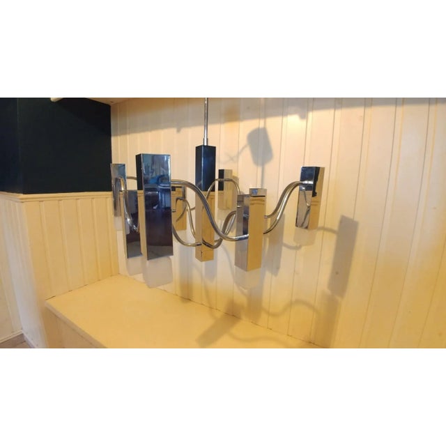 1970s Ceiling Lamp by Gaetano Sciolari for Boulanger, 1970s For Sale - Image 5 of 15