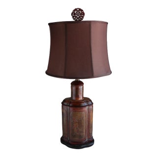 Frederick Cooper Chinese Tea Caddy Style Table Lamp For Sale