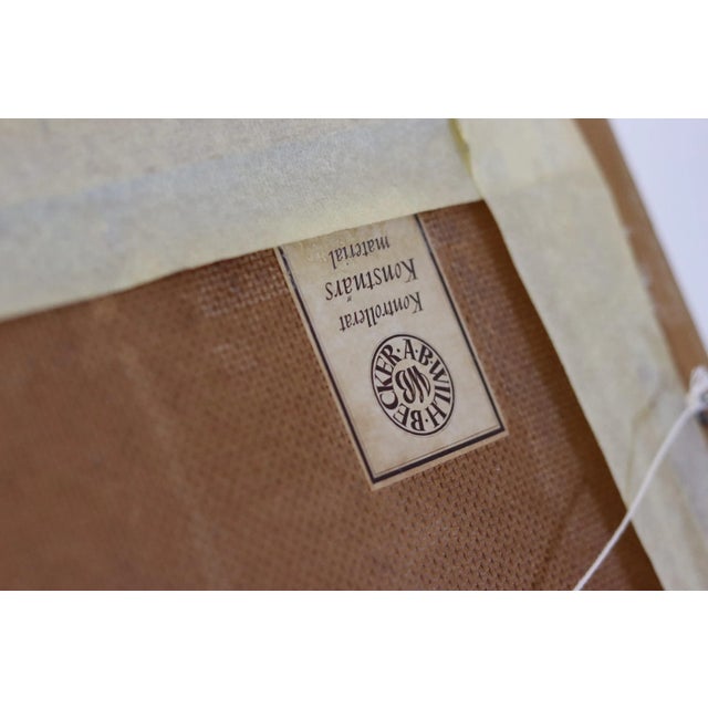 Modern Ciris Nordstrandh, Mårtenstorget with Krognoshuset in Lundt, 1950s, Oil on Panel, Framed For Sale - Image 3 of 9