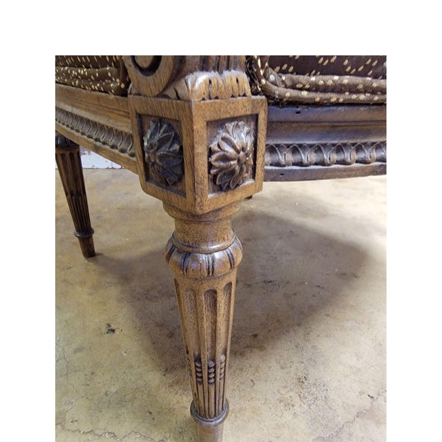 Mid 19th Century A Fine French Walnut Fauteuil For Sale - Image 4 of 9