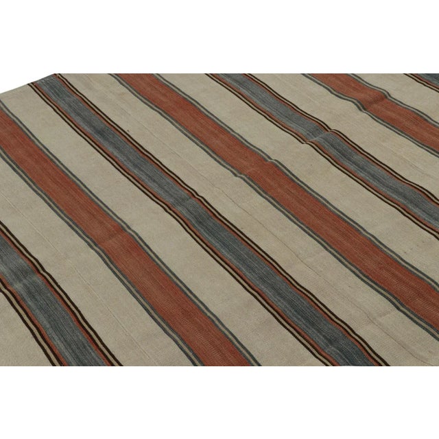 Rug & Kilim 1950s Vintage Afghani Tribal Kilim Rug With Stripes For Sale - Image 4 of 7