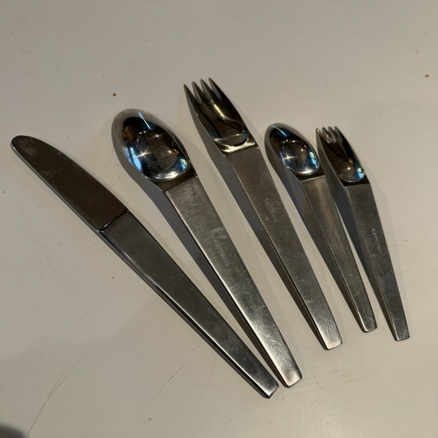 Amboss Flatware by Carl Aubock Mid Century Modern Austria For Sale In San Diego - Image 6 of 9