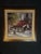 Late 20th Century Late 20th Century Framed Parisian Bistro Street Scene Wall Art For Sale - Image 5 of 5