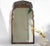 An antique original scalloped mirror made out of walnut. The wall mirror has a beautiful carved ornament on the top and a...