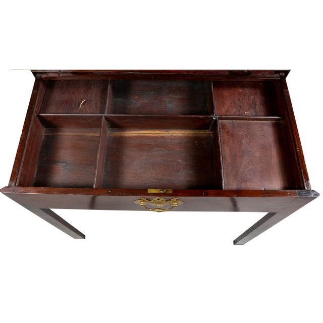 Mid 18th Century George III Mahogany Architects Table For Sale - Image 5 of 13