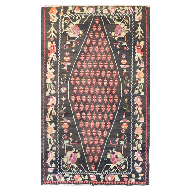 Vintage Anatolian Turkish Kilim Rug For Sale - Image 13 of 13