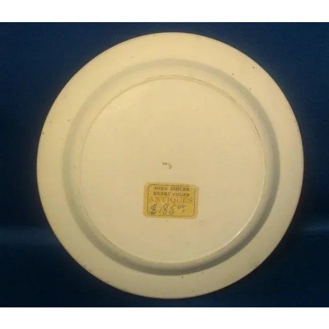18th Century English Creamware Polychomre Decorated Plate For Sale In New York - Image 6 of 10