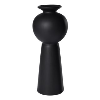 Kyoto Modern Stoneware Vase, Large For Sale
