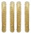 Venetian Gold Graniglia Murano Glass Wall Sconces by Simoeng, Set of 4 For Sale