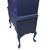 Chippendale Pennsylvania House Highboy Dresser 2 Pc 11 Drawer Annie Sloan Napoleonic Blue For Sale - Image 3 of 11
