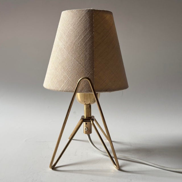 Model 15566 Table or Wall Lamp in Brass by Harald Notini for Böhlmarks, Sweden, 1950s For Sale - Image 9 of 12