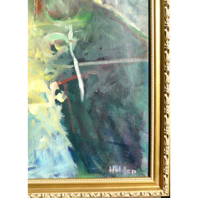2020s Martha Holden Caribbean Mystery Modern Oil Painting For Sale - Image 5 of 6
